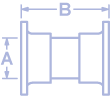 Flo-Controlet PVC ANSI Flanged Dimension Drawing